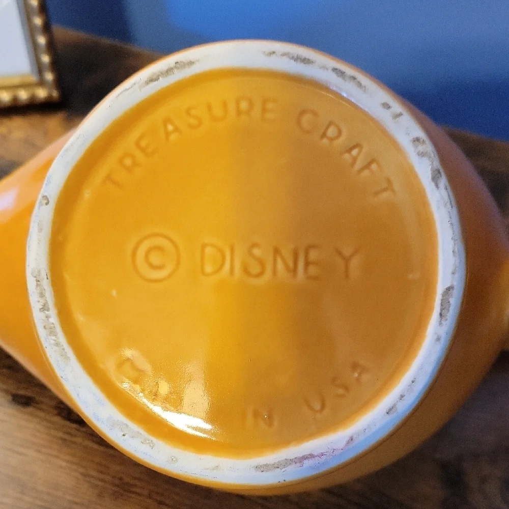 Disney Aladdin Genie Lamp Teapot Ceramic Blue Orange